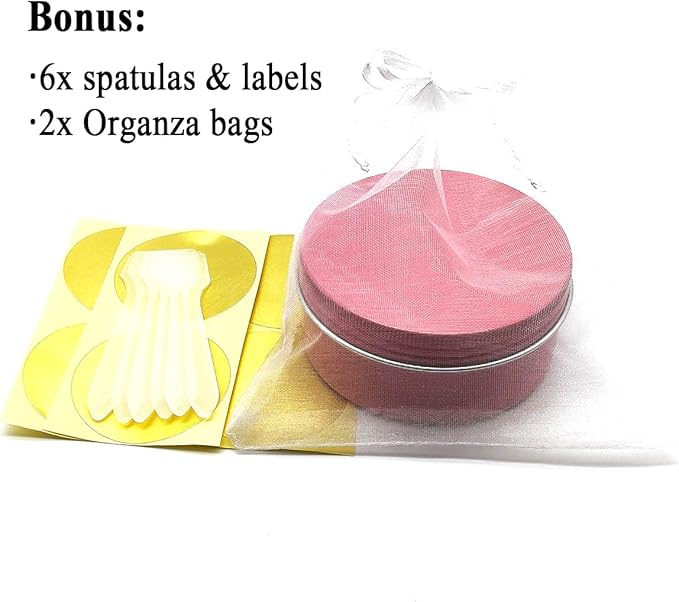 6pcs 150ml Aluminum Tin Jars with Screw Cap Lids, Empty Refillable Makeup Lip Balm Containers Round Travel Jars Cosmetics Pots Metal Cans for DIY Crafts Salve Cream Candle Powder Tea Beads