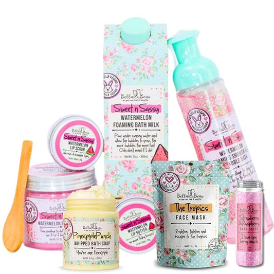 Bella & Bear Mini Mystery Box – Surprise Beauty & Bath Gift Set for Women – $50+ Value, Cruelty-Free & Vegan, Perfect Self-Care or Gift Idea (Mini Mystery Box) (Mini Mystery Box)