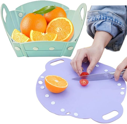 Collapsible Camping Bowl,Silicone Bowl Portable Camping Tableware,Free Folding Plate with Handle,Space Saving Camping Essentials Outdoor,RV,2 Pieces