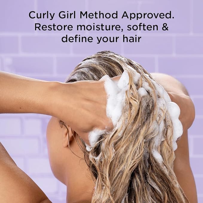Noughty Wave Hello Curl Defining Large Shampoo (33.8fl.oz), Vitamin Rich Formula for Curly and Wavy Hair, 97% Natural Bulk Shampoo 33.8 oz, Sulfate Free, Vegan