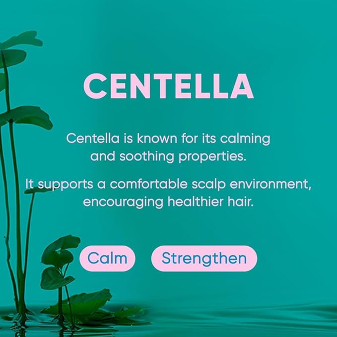 Centella Shampoo Bar 2.0 - Hydrating & Moisturizing Natural Hair Soap Bar Shampoo for Hair & Scalp Nourishment - Bathing Soap Solid Shampoo for All Hair Types (120g, 4.23oz)