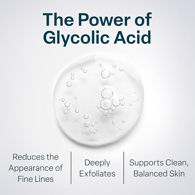 QRxLabs Glycolic Acid Pads - 20% Resurfacing Pads AHA for Face & Body - Exfoliates Skin Surface and Reduces Apperance of Fine Lines and Wrinkles - Daily Pads - 50ct 2PK