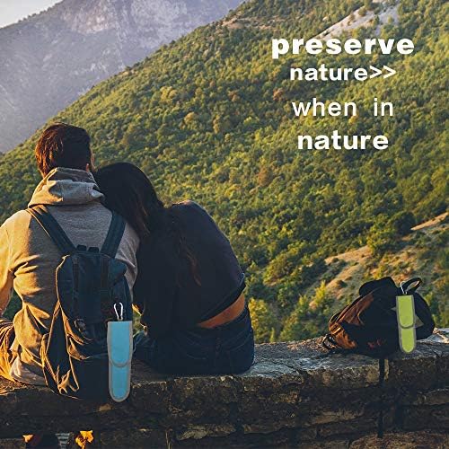 UPTRUST 2 Set Bamboo Cutlery Set Bamboo Travel Utensil Reusable Table cutlery Fork Knife Spoon Chopsticks Straw Cleaning Brush for Travel Picnic School Office（Skyblue& Green） - Image 4