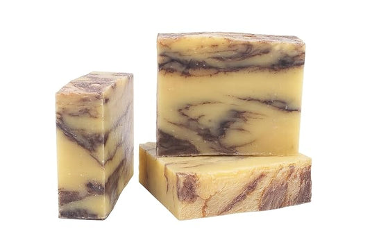 3 Pk Burnt Orange Patchouli Organic Soap Bars, Handmade in USA, Natural & Cruelty Free (3 Pack, Burnt Orange Patchouli)