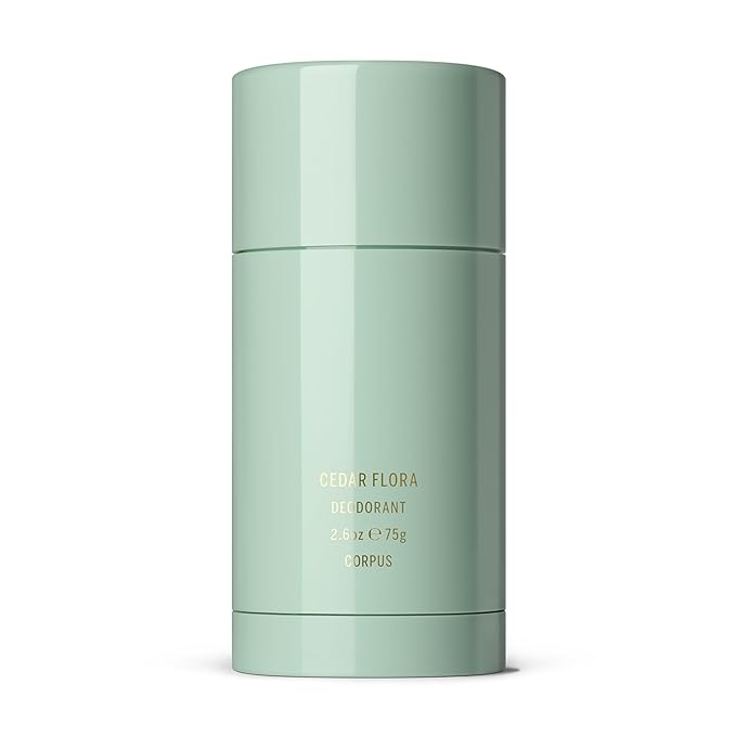CORPUS - Natural Deodorant Stick For Sensitive Skin | Aluminium + Baking Soda Free | Unisex, Non-Toxic, Made In The USA (Cedar Flora)