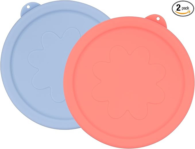 7 Cup Silicone Replacement Lids Storage Cover for Anchor Hocking Glass Bowls (Container not Included) 2 Pack Microwave, Dishwasher and Freezer Safe
