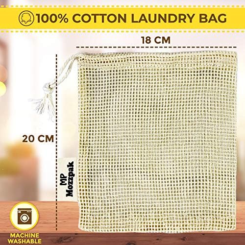 MP MOZZPAK (20 Pack) Reusable Makeup Remover Pads | Bamboo Cotton Rounds for Toner with Laundry Bag | Washable, Eco-Friendly Face Cleansing Wipes and Organic Pad for All Skin Types - Image 3