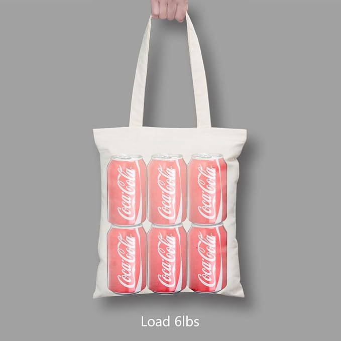 TOPDesign 30-Pack Economical 11.8"x13" Cotton Tote Bags, Lightweight Small Reusable Grocery Shopping Cloth Bags, Suitable for DIY, Advertising, Promotion, Gift, Activity