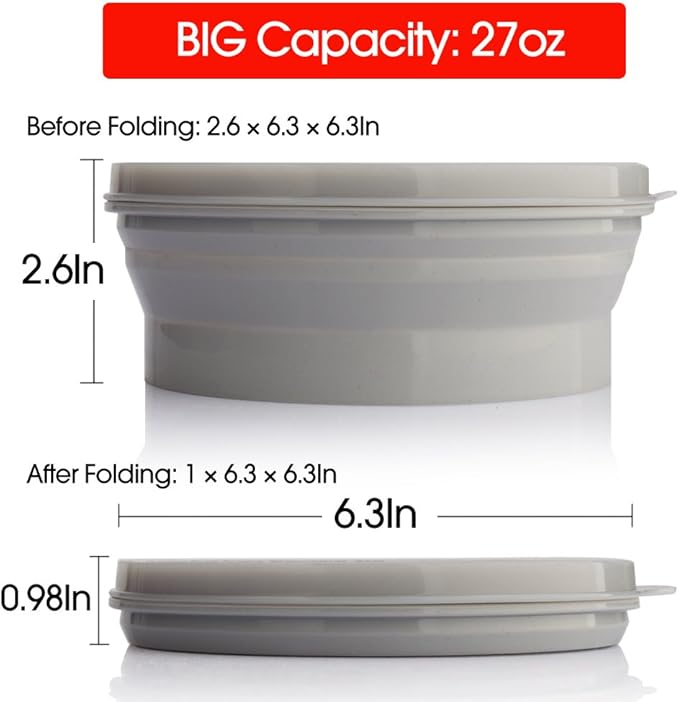 ME.FAN Silicone Collapsible Bowls - Thumbnail 5