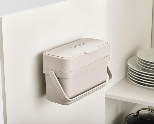 Joseph Joseph Compo Wall Mountable Compost Caddy, 1 Gallon - Image 4