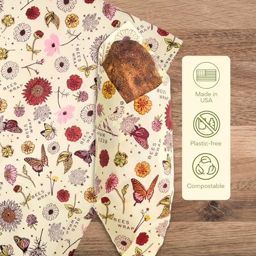 Bee's Wrap Beeswax Bread Wrap - Meadow Magic - Image 6