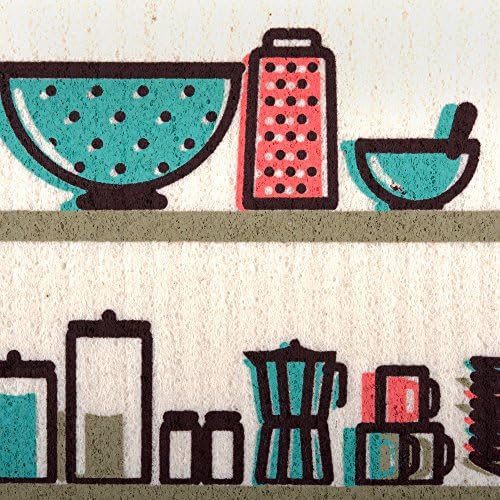 DII Swedish Dishcloths for Kitchen & Cleaning, Reusable, Machine Washable & Dishwasher Safe, Biodegradable, 7.75 x 6.75, Utensils, 3 Piece - Image 3