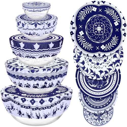 5Pcs Bowl Covers Reusable,Cloth Bowl Cover for Bread Proofing - Food Cover by Revahope