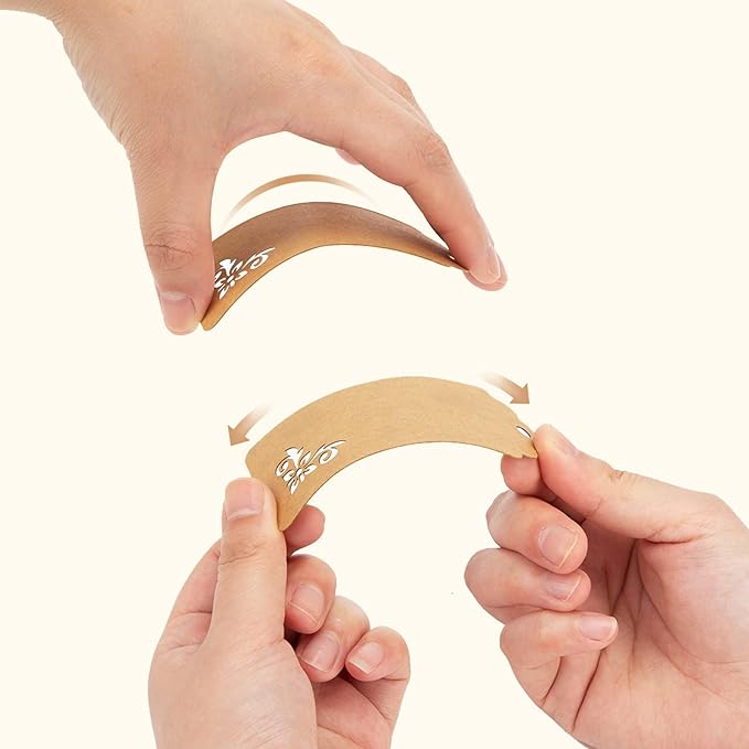 SallyFashion 100 PCS Gift Tags, 2x4 inch Kraft Paper Hollow-Out Tags with Strings for Wedding Bridal Party Favors Baby Shower