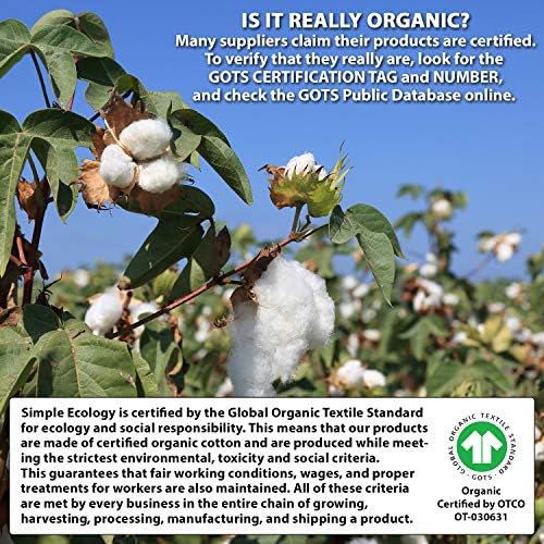 Simple Ecology Reusable Grocery Shopping 8 Bag Gift or Starter Set, Washable, Durable, Organic Cotton, Natural with Black - Image 6