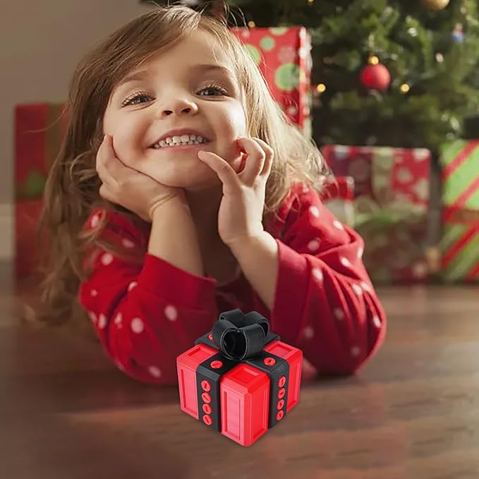 The Prank Box Funny Christmas Gifts Box Annoying Hilarious Screw Challenge with Surprise 3D Printed Screw Gifts Boxes Ideal for Birthday, Christmas (Red and black)