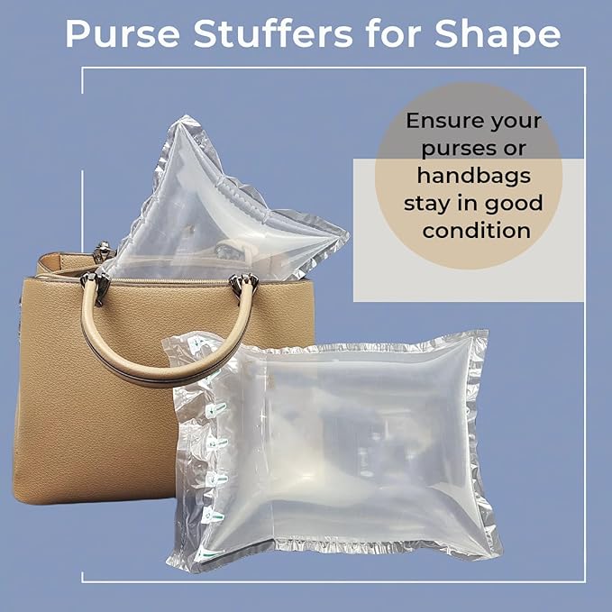Purse Stuffing for Shape 100 Count Inflatable Large Air Pillows for Shipping, 8.3"x11.8" Air Bags for Packing with Pump Packaging Filler Alternative to Packing Peanuts Shipping Supplies