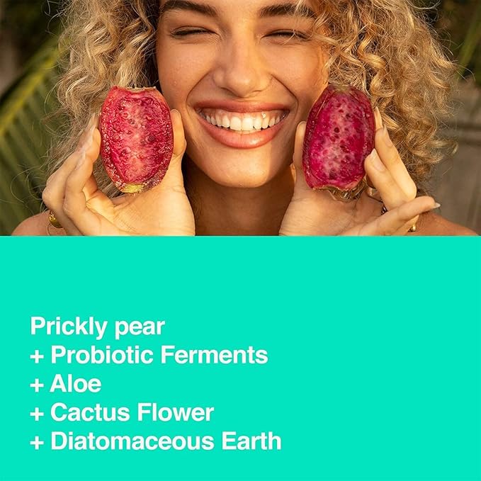 Hume Supernatural Aluminum Free Deodorant for Women & Men - Probiotic, Plant-Based, Baking Soda Free, Aloe, & Cactus Flower, Anti Sweat, Stain & Odor – Desert Bloom, Amber Woods, Wild Coral