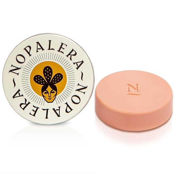 Nopalera Jasmine Lotion Bar, Solid Plant-Based Body Moisturizer with Nopal Cactus Oil, Clean Vegan Formula, Pink, 2.2 oz, As Seen on Shark Tank