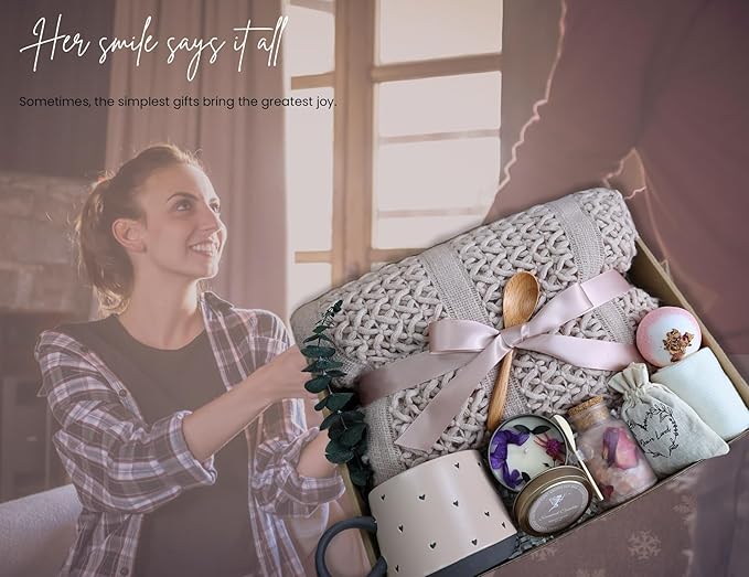 Thinking of You Gift Baskets for Women -Brithday Gift,Best Friend/Sister Gifts,/Self Care Package ,After Surgery, Sympathy Gifts, Get Well Soon Gift/ Grief /Bereavement /Miscarriage Gifts for Women