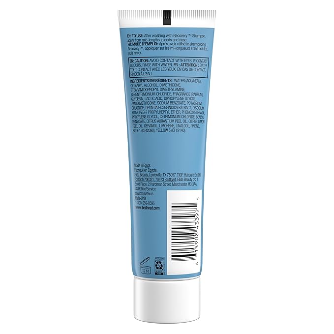 Bed Head by TIGI Recovery Conditioner, Travel Mini, 2.53 fl oz (Pack of 2)