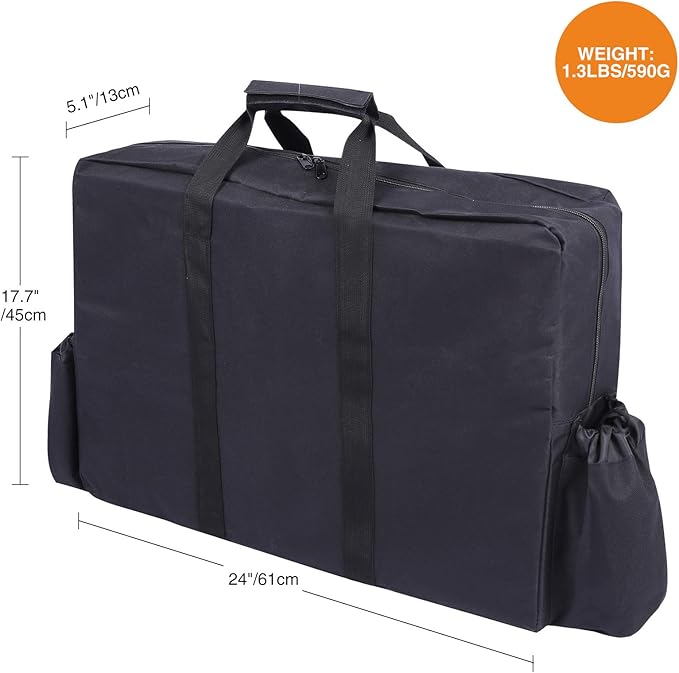 REDCAMP Camp Stove Burner Carry Bag, Stove Carry Case Portable for Camping Stove Gas Grill Accessories, 24" L x 5.1" W x 17.7" H