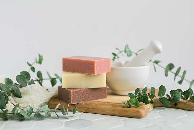 3 Pk Green Clover Field Organic Soap Bars, Handmade in USA, Natural & Cruelty Free (3 Pack, Green Clover Field)
