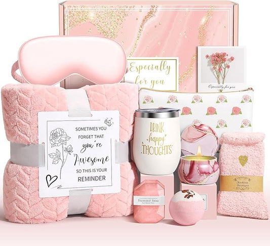for Women Self Care Gift, Relaxing Care Package Spa Gift Basket, Valentines Day, Mothers Day, Christmas, Birthday Gifts for Women Mom Her Friend Sister Wife