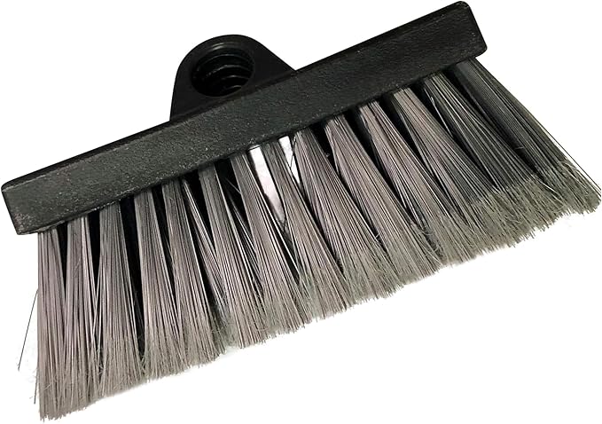 DOCA Scrub Brush Attachment for Long Handle Extension Pole - Outdoor Broom and Scrubbing Brush for House Floor, Deck, Patio, Car - Soft Brush