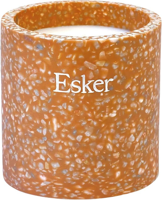 Esker Terracotta Plantable Candle – Hand-Poured Soy Wax with Essential Oils, Eco-Friendly Reusable Planter, Includes Wildflower Seed Paper for Sustainable Gifting