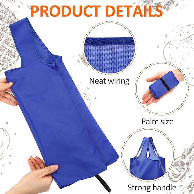 100 Pack Reusable Bags Bulk Foldable Shopping Bags Large Non Woven Tote Grocery Handbags with Handles for 50 Lbs Party Holiday Treat Favor (Colorful)