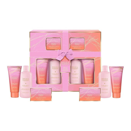Baylis & Harding Jojoba, Vanilla & Almond Oil Luxury Pamper Gift Set - Vegan Friendly