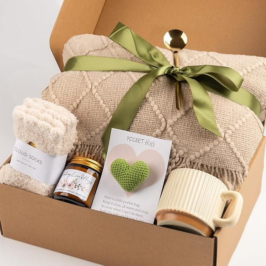 Birthday & Self Care Gifts for Women - Mom's Get Well Soon Care Package, After Surgery & Christmas Gifts for Her