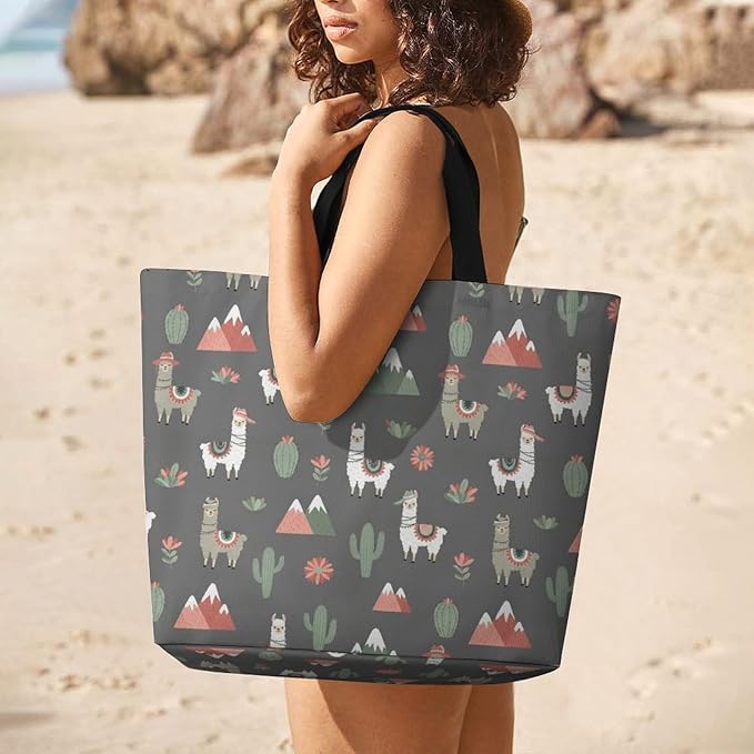 Travel Shopping Grocery Bag Reusable Work Beach Grocery Bags Soft Picnic Bags