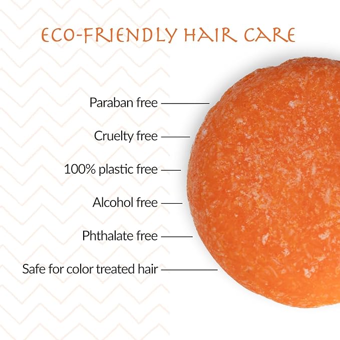 Shampoo & Conditioner Bar Set - Made with Organic Ingredients - Hydrating, Promotes Hair Growth, Anti-Frizz - All Hair Types - Paraben-Free & Cruelty-Free