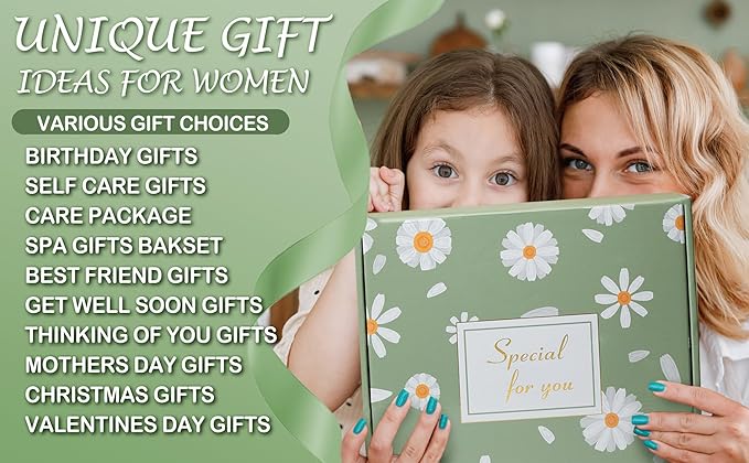 Gift Baskets for Women: The Perfect Care Package for Get Well, Unique Birthday, Relaxing Spa & Self-Care, or Thinking of You Gifts for Her