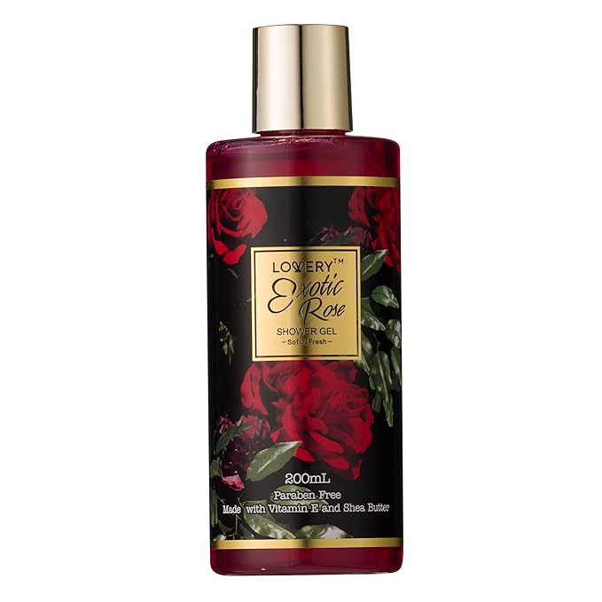 Christmas Gifts from Daughter and Son, Spa Bath and Body Gift Set, Exotic Rose Gift Basket for Women & Men, Thank You, Birthday, Mom, Personalized Gifts with Body Scrub, Bubble Bath, Lotion & More