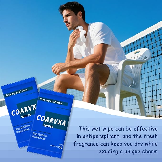 Mini Deodorant Body Wipes 50 pieces of deodorant Wipes And Travel To Clean Skin And Travel Deodorant Individually Wrap Hypoallergenic For Female Male Teenagers