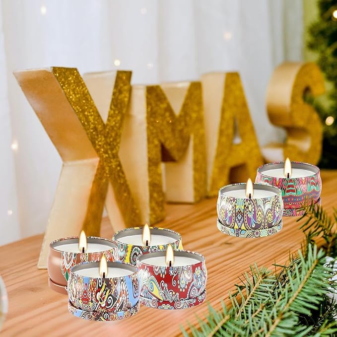 Candvent Calendar 2025 Adult Women, 24 Day ScentedCandle Countdown to Christmas Calendar with HolidayScents Xmas Suprise Gifts for Mom Grandmother Wife(24 Pack)