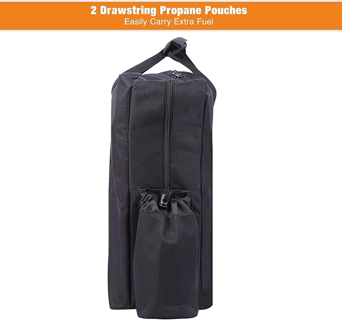 REDCAMP Camp Stove Burner Carry Bag, Stove Carry Case Portable for Camping Stove Gas Grill Accessories, 24" L x 5.1" W x 17.7" H