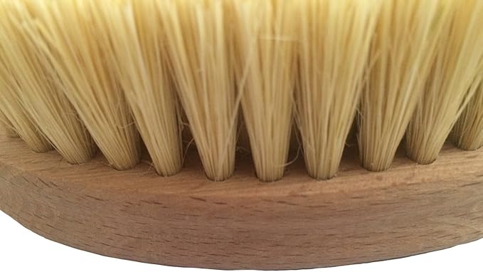 Vegetable Brush - Made from All Natural Bamboo and Palm Fibers - Scrub and Clean Carrots, Potatoes, Corn, Beets etc. (Single Pack)