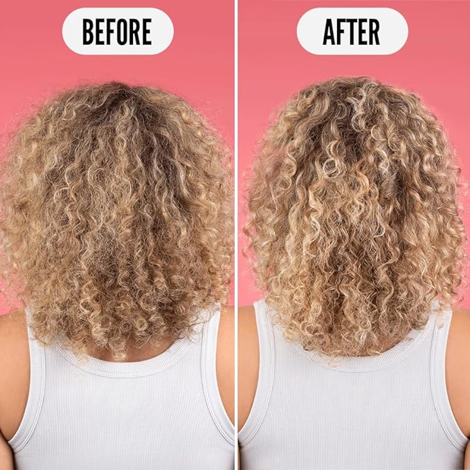 Noughty Wave Hello Curl Defining Large Shampoo (33.8fl.oz), Vitamin Rich Formula for Curly and Wavy Hair, 97% Natural Bulk Shampoo 33.8 oz, Sulfate Free, Vegan