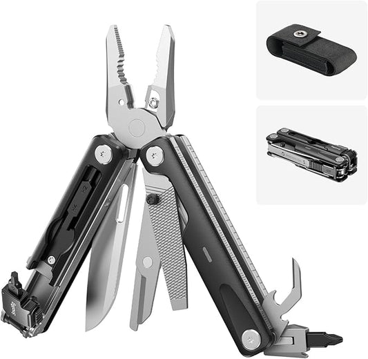 SmallRig 16-in-1 EDC Multitool, Compact Aluminum Multi Tool with Pliers, Scissors, Screwdrivers, Wrenches, Ruler, Portable Folding Tool Kit for Photography, Filmmaking, Camera, Outdoor, Daily Use-5294