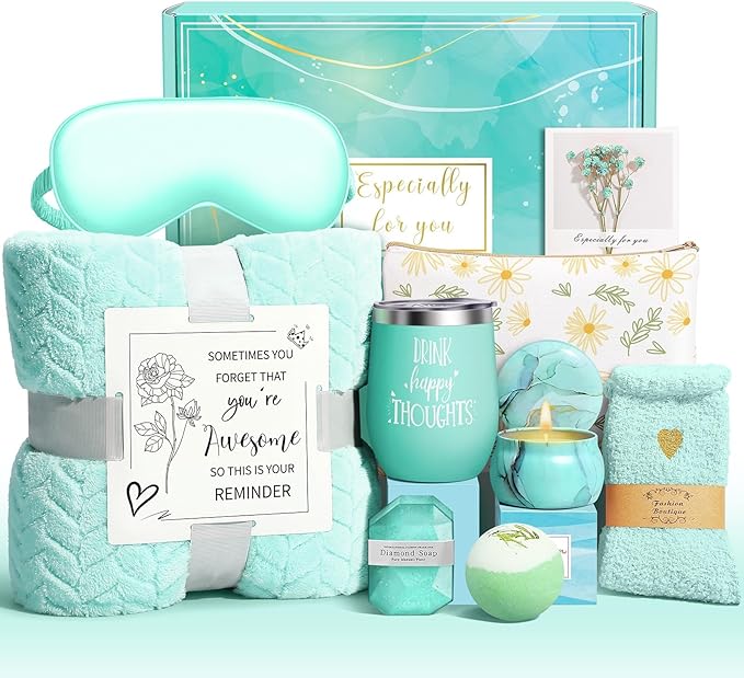 Happy Birthday Gifts for Women Self Care Gift, Relaxing Care Package Spa Gift Basket, Valentines Day, Mothers Day, Christmas, Birthday Gifts for Women Mom Her Friend Sister Wife