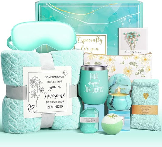 Happy Birthday Gifts for Women Self Care Gift, Relaxing Care Package Spa Gift Basket, Valentines Day, Mothers Day, Christmas, Birthday Gifts for Women Mom Her Friend Sister Wife