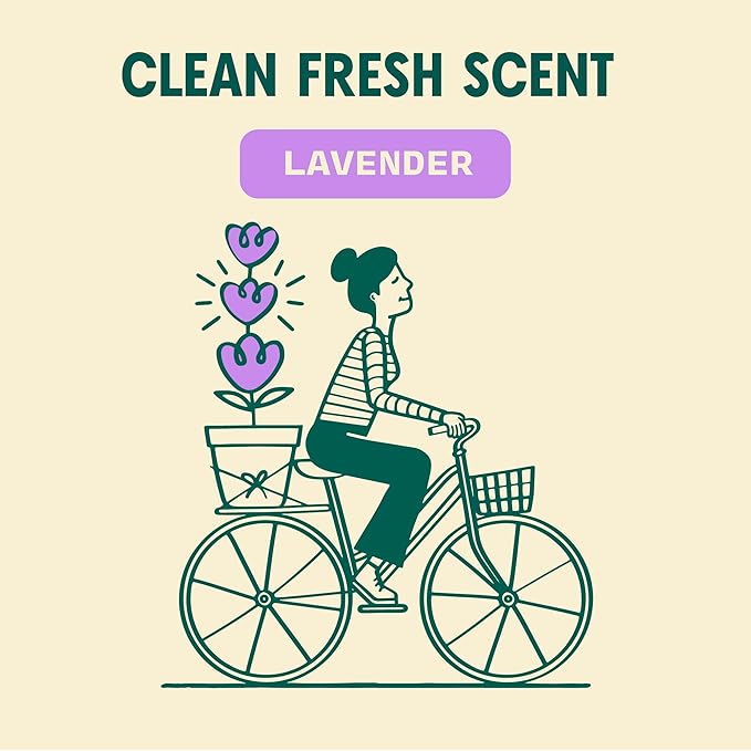 Aunt Fannie's Ultra Concentrated Floor Cleaner Vinegar Wash, Multi-Surface Floor Cleaner For Mopping, Makes 16 Gallons, Lavender Scent, 32 oz. (Pack of 1)