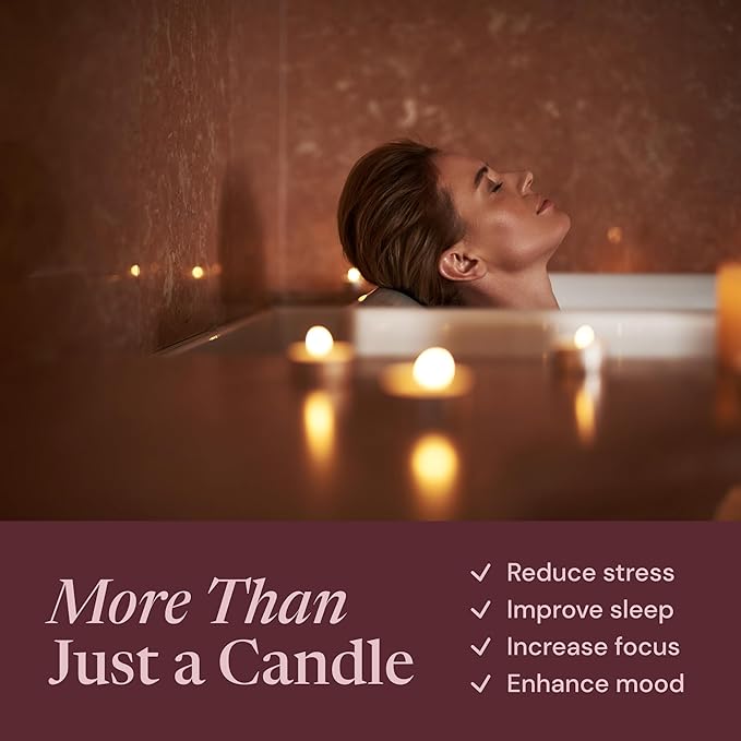 Scented Candle Set - 4-Pack, Purple Box - Aromatherapy Scents for Birthday Gifts for Mom - Over 160-Hour Burn Time for Mom Birthday Candles, Relaxation & Holiday Gift Christmas