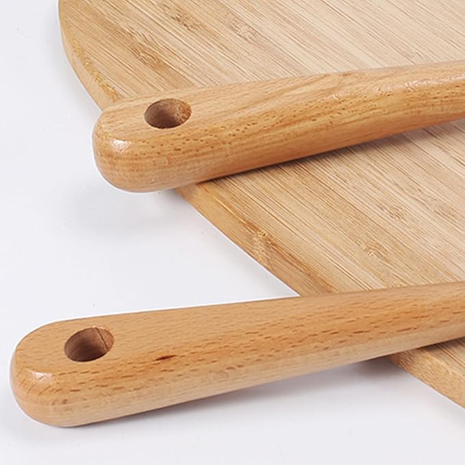 2Pcs Dish Brush with Handle Nylon Scrub Brush with Wooden Handle Hanging Hole Cleaning for Dishes Pots Cast Iron Skillet