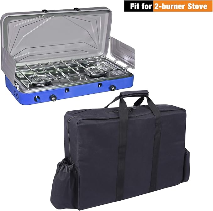 REDCAMP Camp Stove Burner Carry Bag, Stove Carry Case Portable for Camping Stove Gas Grill Accessories, 24" L x 5.1" W x 17.7" H