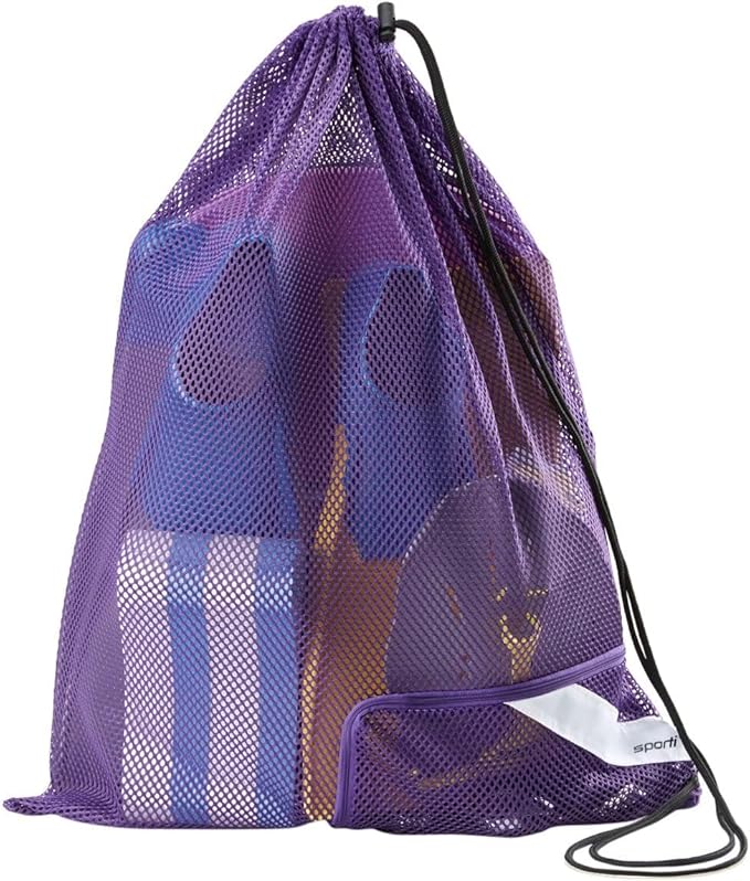 Sporti Swimming Equipment Bags, Mesh Drawstring Backpack,Swim Bag for Swimmers,Mesh Backpack for Beach